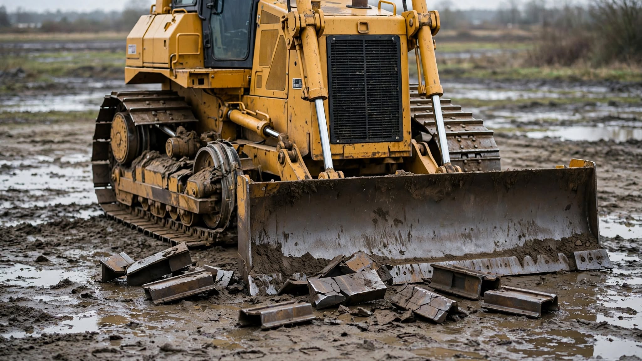  bulldozer track tension wrong
