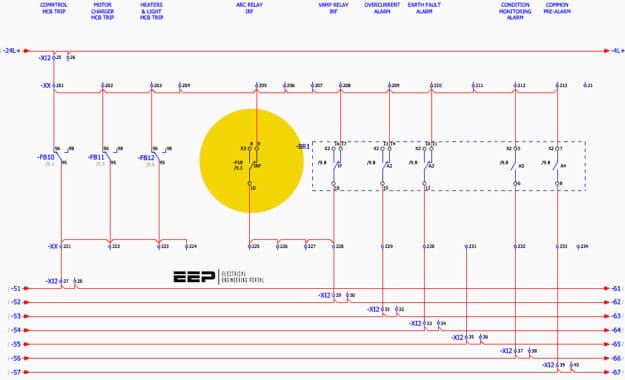 Sheet-By-Sheet Analysis of 10kV Motor Control Centre (MCC) Technical Drawings in EPLAN