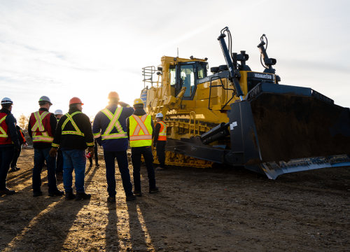 Over 300 Komatsu machines totalling .5B to be supplied by SMS Equipment to Canadian nickel mine