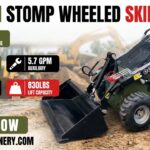 TYPHON STOMP Skid Steer Loader | 22.1HP Honda Mini Loader for Tight Spaces & Mud