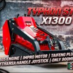 TYPHON STOMP X1300 RED | 25HP Kubota D1105 | Italian HANSA Controls | Lufthansa joystick