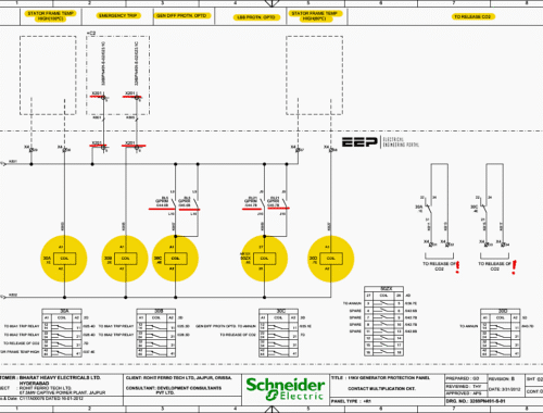 Analysis of 11kV Generator Protection Panel Drawings (PDF)