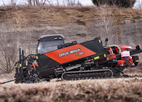 Ditch Witch all-terrain drills handle high-pressure hard rock bore