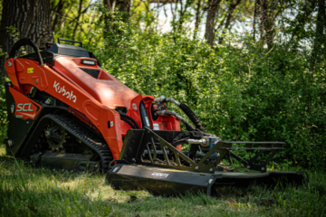 Ignite’s new mini brush cutter for mini SSLs excels in confined spaces