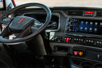 A modernized cab transforms driver experience on Kenworth Class 8 trucks