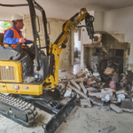One-ton micro excavator from Cat fits through 30-inch doorways