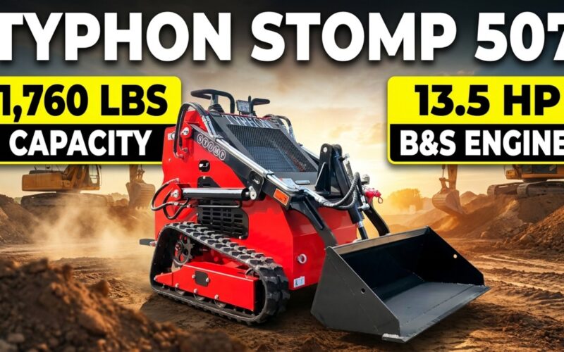 Unstoppable Power in a Tiny Package: Typhon Stomp 507 13.5HP B&S Engine