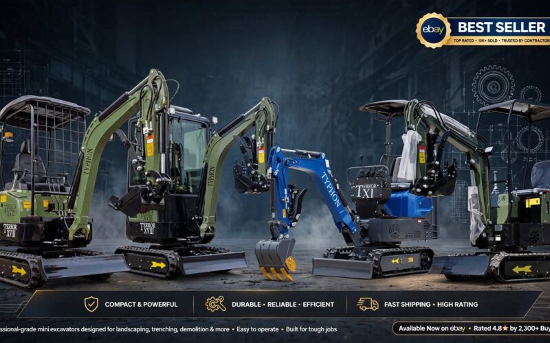 TYPHON Mini Excavators: 6 Best Sellers Dominating eBay Sales
