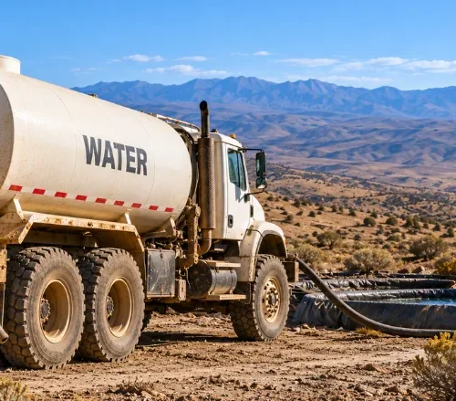 Water Tanker Breakdown Briefly Delays Drilling at Nevada Phosphate Project