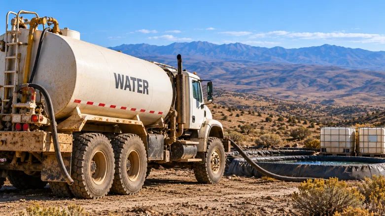 Water Tanker Breakdown Briefly Delays Drilling at Nevada Phosphate Project