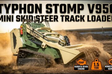 TYPHON STOMP V950 | 25HP Kubota Mini Track Loader | Konstructz Series, Best for Tight Spaces